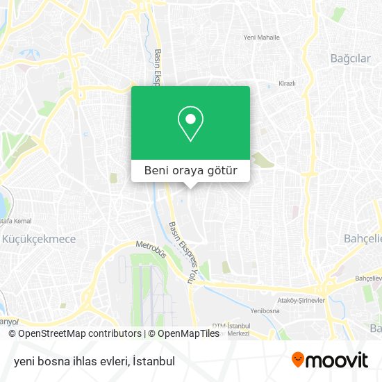yeni bosna ihlas evleri harita