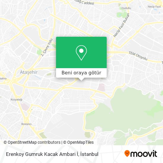 Erenkoy Gumruk Kacak Ambari İ harita