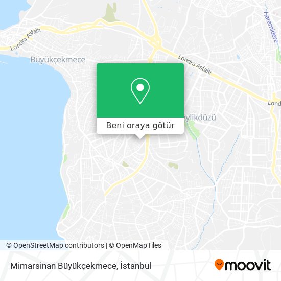 Mimarsinan Büyükçekmece harita