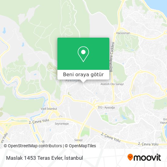 Maslak 1453 Teras Evler harita