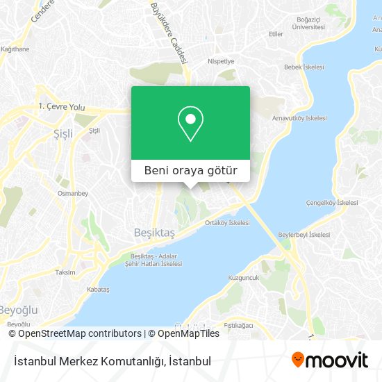 İstanbul  Merkez Komutanlığı harita