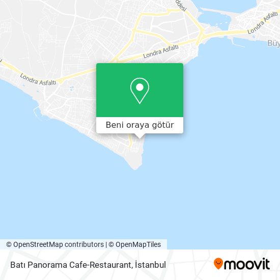 Batı Panorama Cafe-Restaurant harita