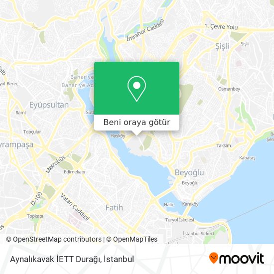 Aynalıkavak İETT Durağı harita