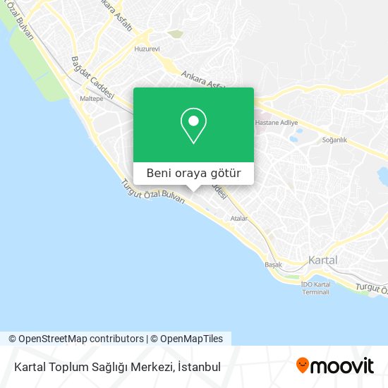 Kartal Toplum Sağlığı Merkezi harita