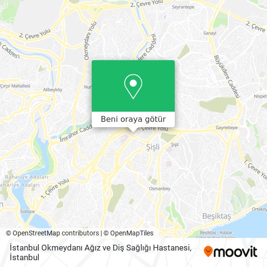 İstanbul Okmeydanı Ağız ve Diş Sağlığı Hastanesi harita