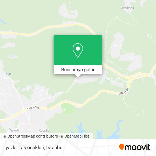 yazlar taş ocaklari harita