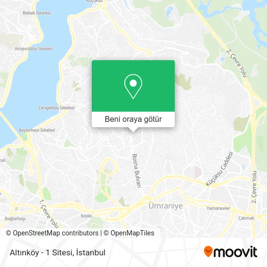 Altınköy - 1 Sitesi harita