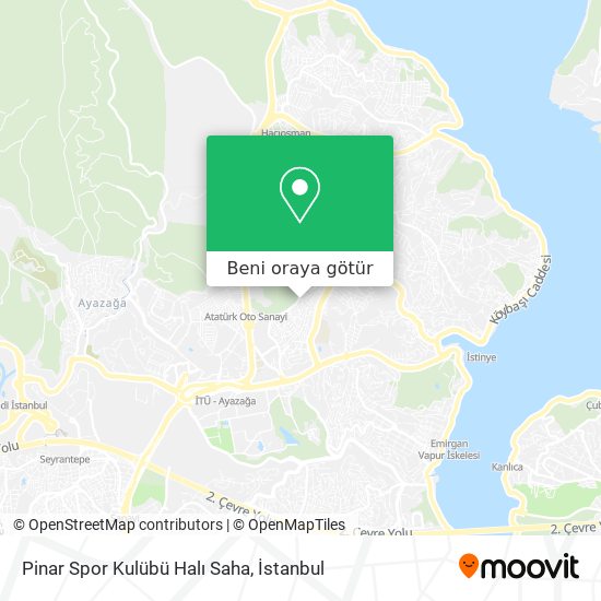 Pinar Spor Kulübü Halı Saha harita