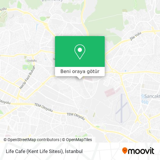 Life Cafe (Kent Life Sitesi) harita