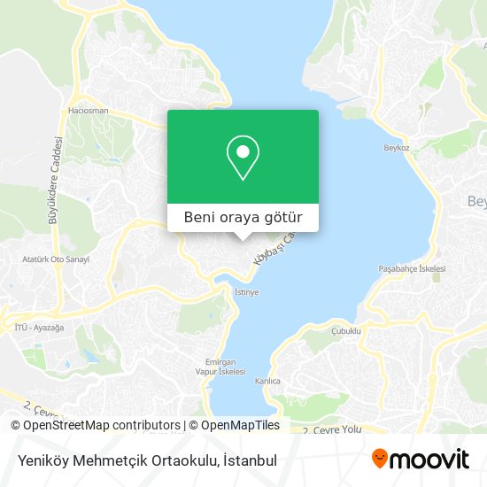 Yeniköy Mehmetçik Ortaokulu harita