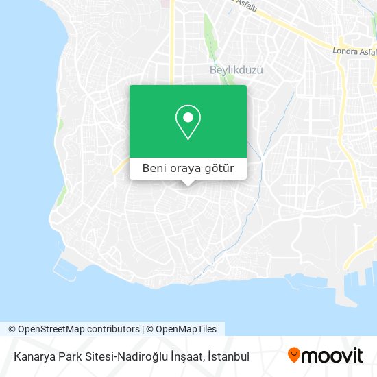 Kanarya Park Sitesi-Nadiroğlu İnşaat harita