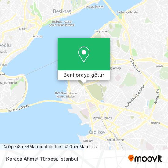 Karaca Ahmet Türbesi harita