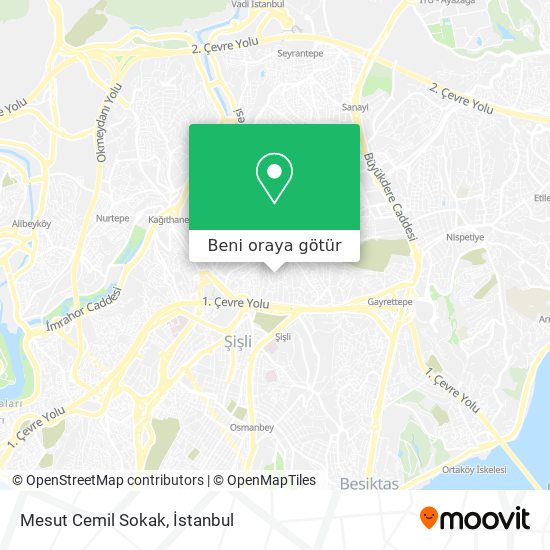 Mesut Cemil Sokak harita
