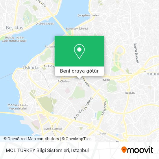 MOL TURKEY Bilgi Sistemleri harita