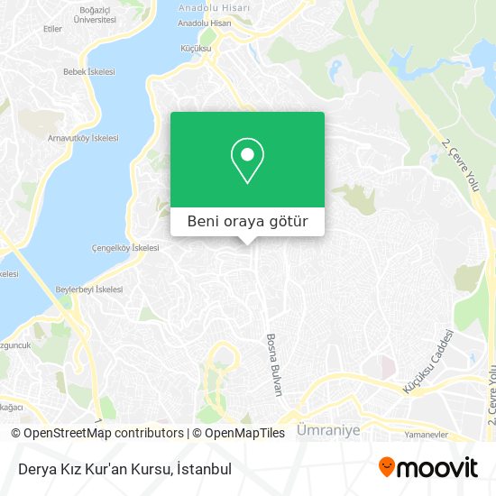 Derya Kız Kur'an Kursu harita