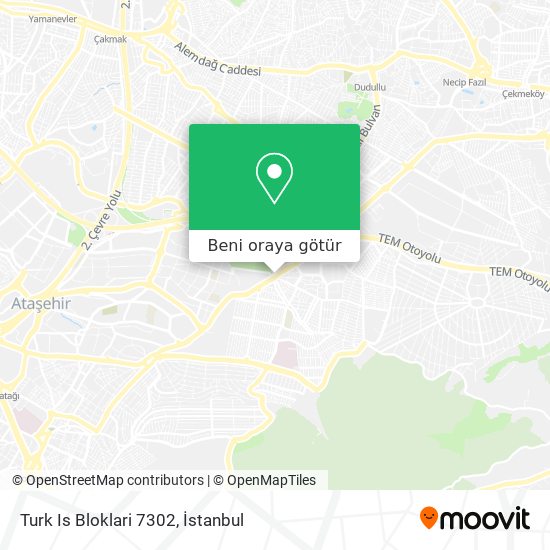 Turk Is Bloklari 7302 harita
