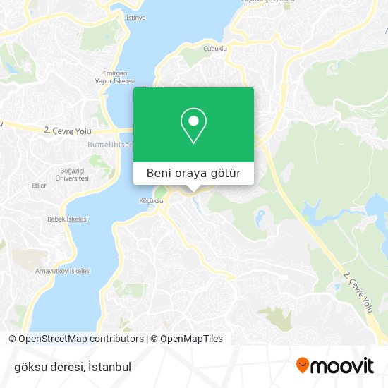 göksu deresi harita