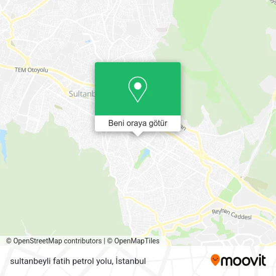 sultanbeyli fatih petrol yolu harita