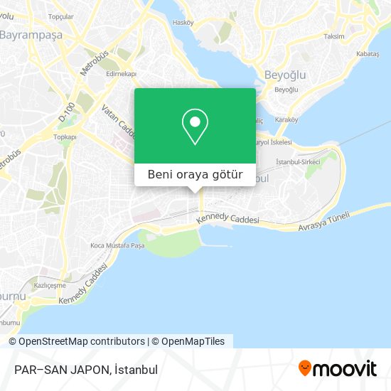 PAR–SAN JAPON harita