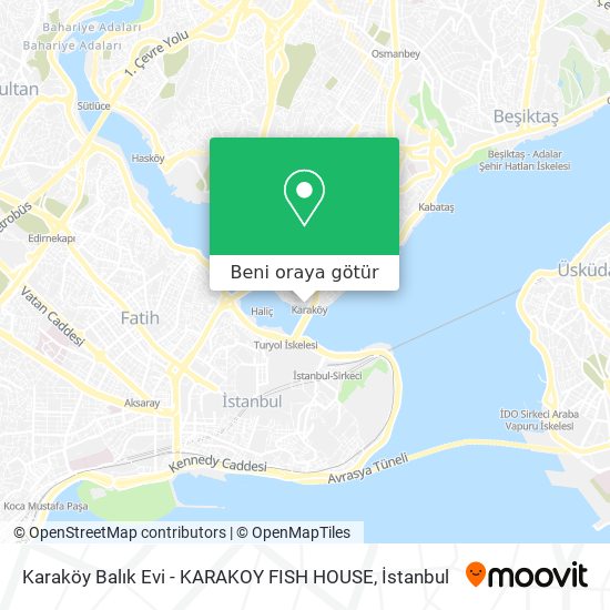 Karaköy Balık Evi - KARAKOY FISH HOUSE harita