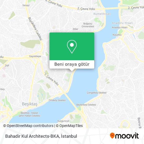 Bahadir Kul Architects-BKA harita