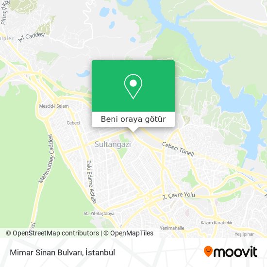 Mimar Sinan Bulvarı harita