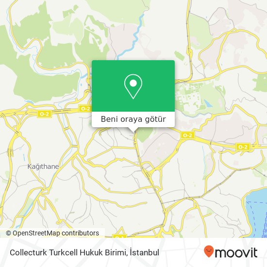 Collecturk Turkcell Hukuk Birimi harita