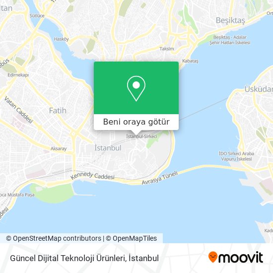 Güncel Dijital Teknoloji Ürünleri harita