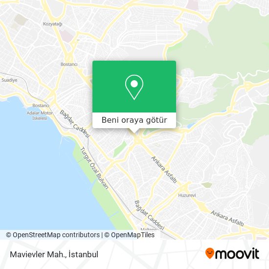 Mavievler Mah. harita