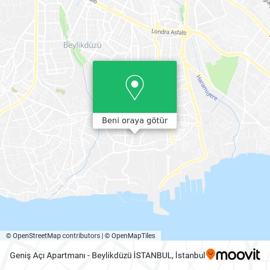 Geniş Açı Apartmanı - Beylikdüzü İSTANBUL harita