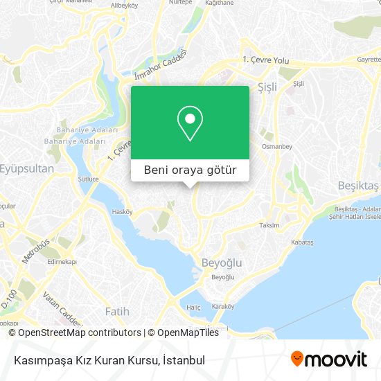 Kasımpaşa Kız Kuran Kursu harita