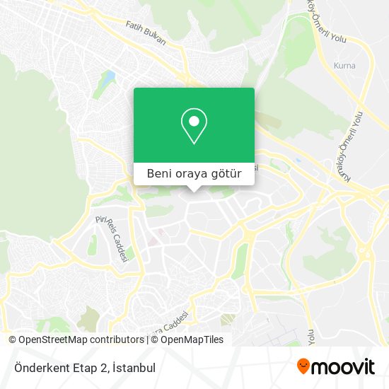 Önderkent Etap 2 harita