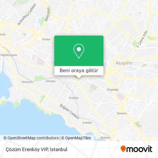 Çözüm Erenköy VIP harita