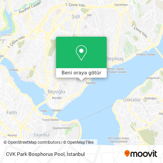 CVK Park Bosphorus Pool harita