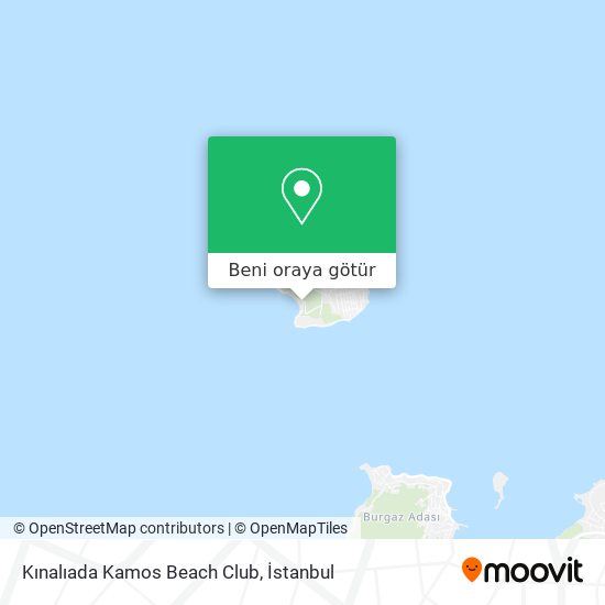 Kınalıada Kamos Beach Club harita