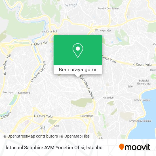İstanbul Sapphire AVM Yönetim Ofisi harita