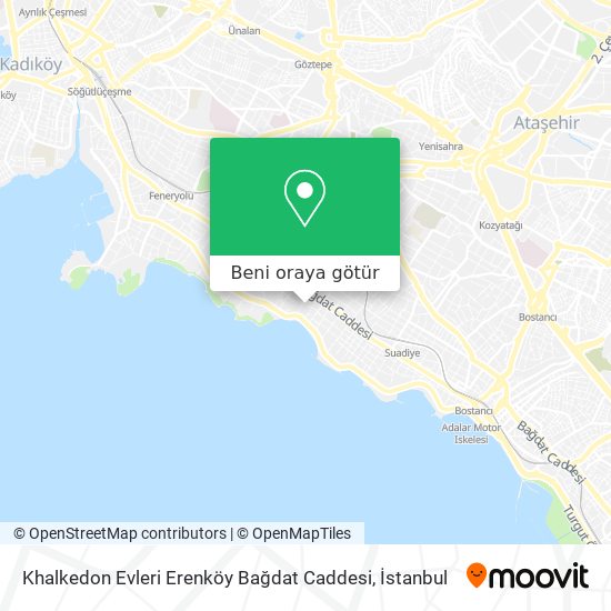 Khalkedon Evleri  Erenköy Bağdat Caddesi harita