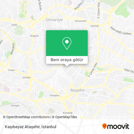 Kaşıbeyaz Ataşehir harita