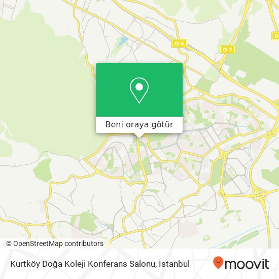 Kurtköy Doğa Koleji Konferans Salonu harita
