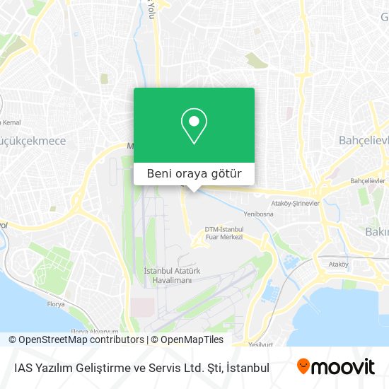IAS Yazılım Geliştirme ve Servis Ltd. Şti harita