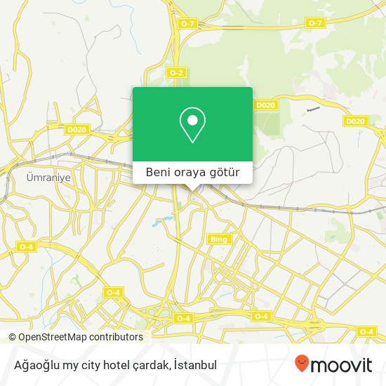 Ağaoğlu my city hotel çardak harita
