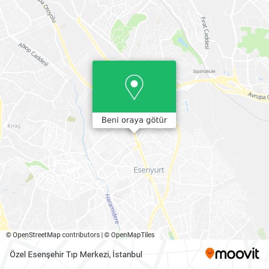 Özel Esenşehir Tıp Merkezi harita