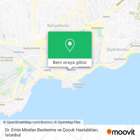 Dr. Emin Mindan Beslenme ve Çocuk Hastalıkları harita
