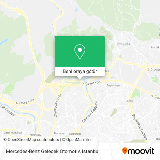 Mercedes-Benz Gelecek Otomotiv harita