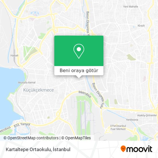 Kartaltepe Ortaokulu harita