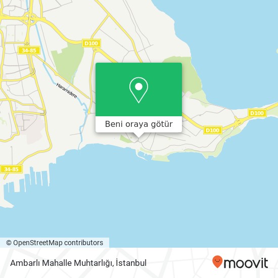 Ambarlı Mahalle Muhtarlığı harita