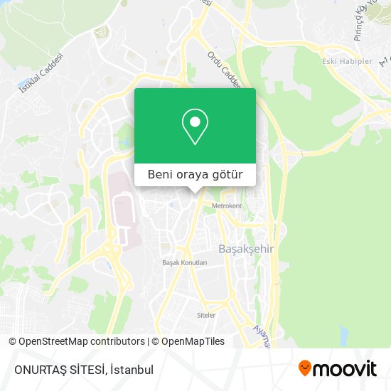 ONURTAŞ SİTESİ harita