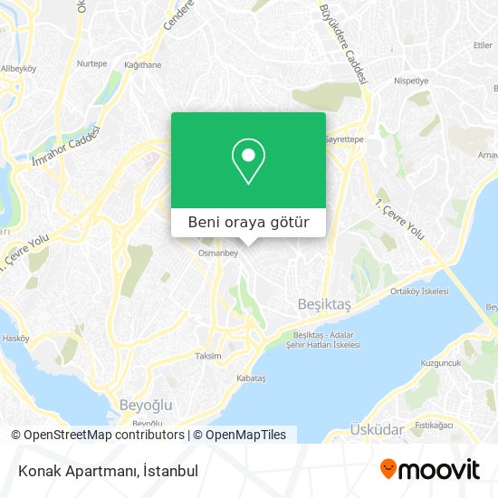 Konak Apartmanı harita