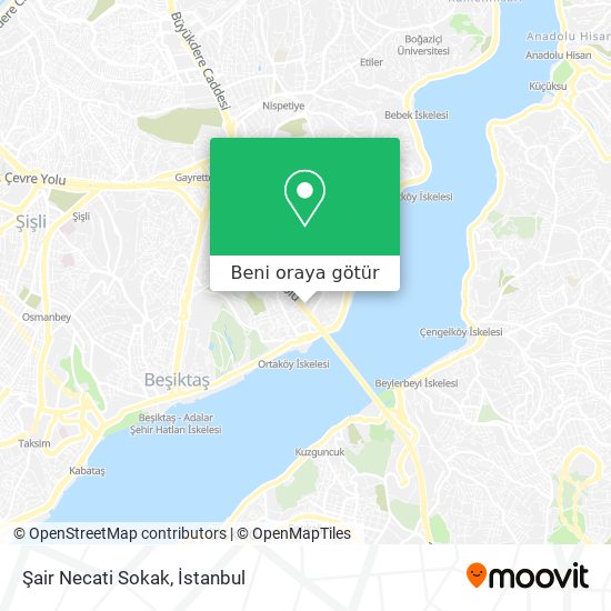 Şair Necati Sokak harita