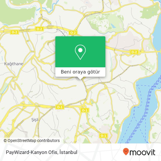 PayWizard-Kanyon Ofis harita